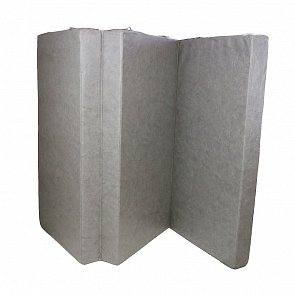 Midzumi Мат №6, размер 150 х 100 х 10 см, складной, винилискожа, цвет - серый (Midzumi, Мат №6 (150 х 100 х 10))